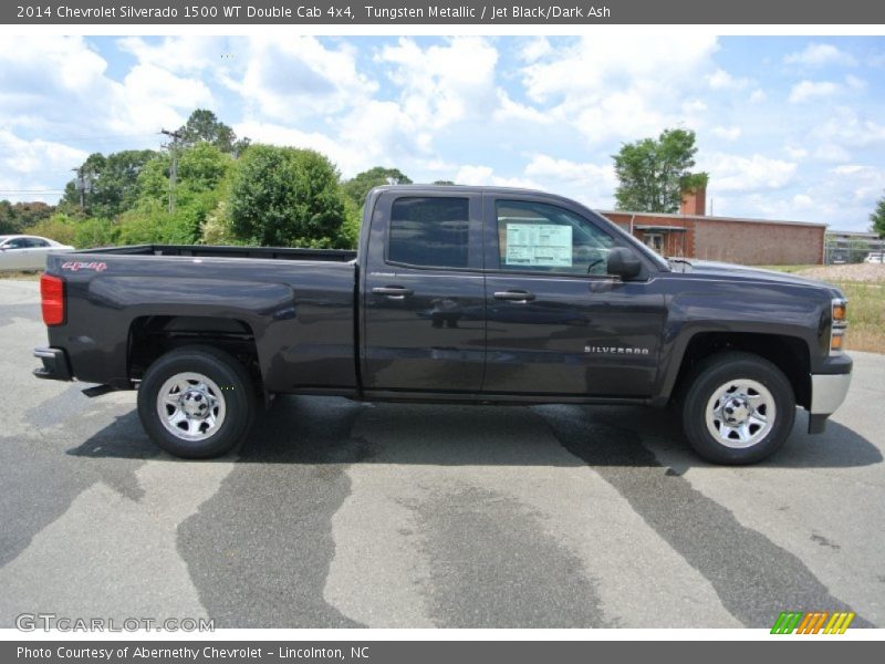 Tungsten Metallic / Jet Black/Dark Ash 2014 Chevrolet Silverado 1500 WT Double Cab 4x4