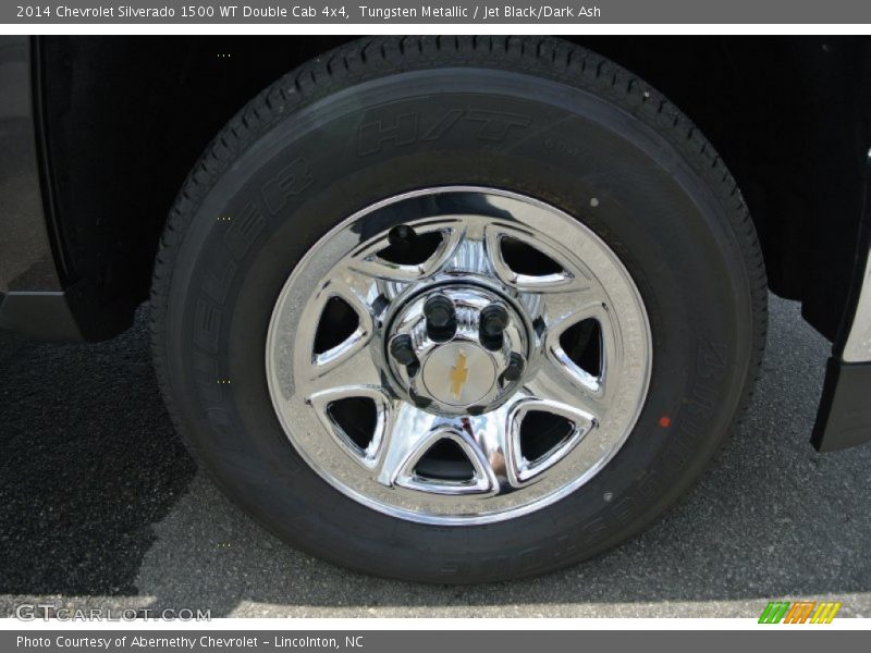 Tungsten Metallic / Jet Black/Dark Ash 2014 Chevrolet Silverado 1500 WT Double Cab 4x4