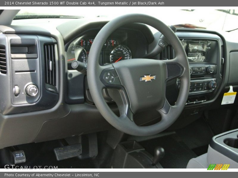Tungsten Metallic / Jet Black/Dark Ash 2014 Chevrolet Silverado 1500 WT Double Cab 4x4
