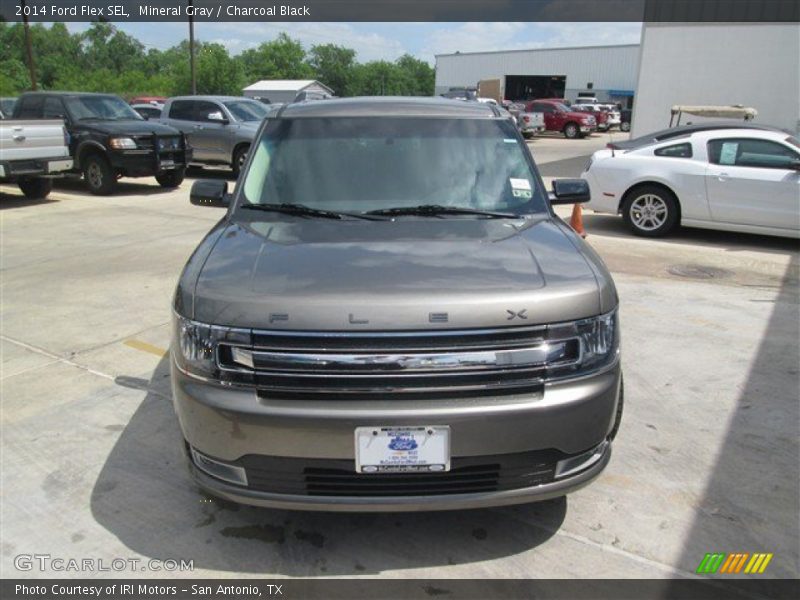 Mineral Gray / Charcoal Black 2014 Ford Flex SEL