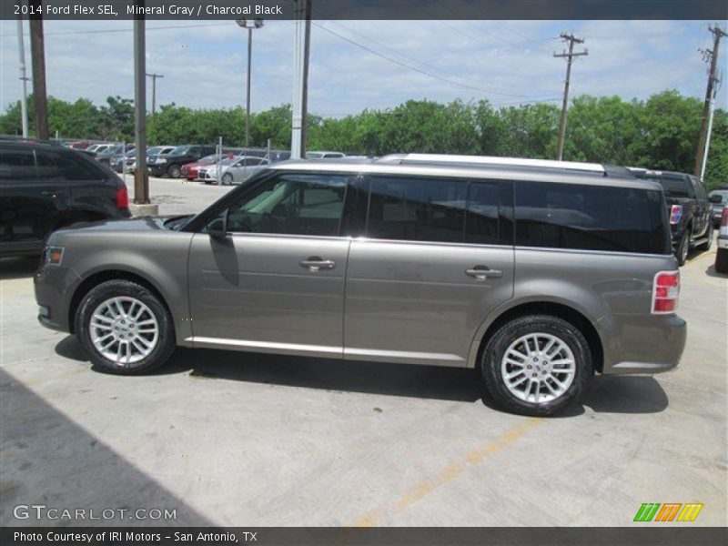 Mineral Gray / Charcoal Black 2014 Ford Flex SEL