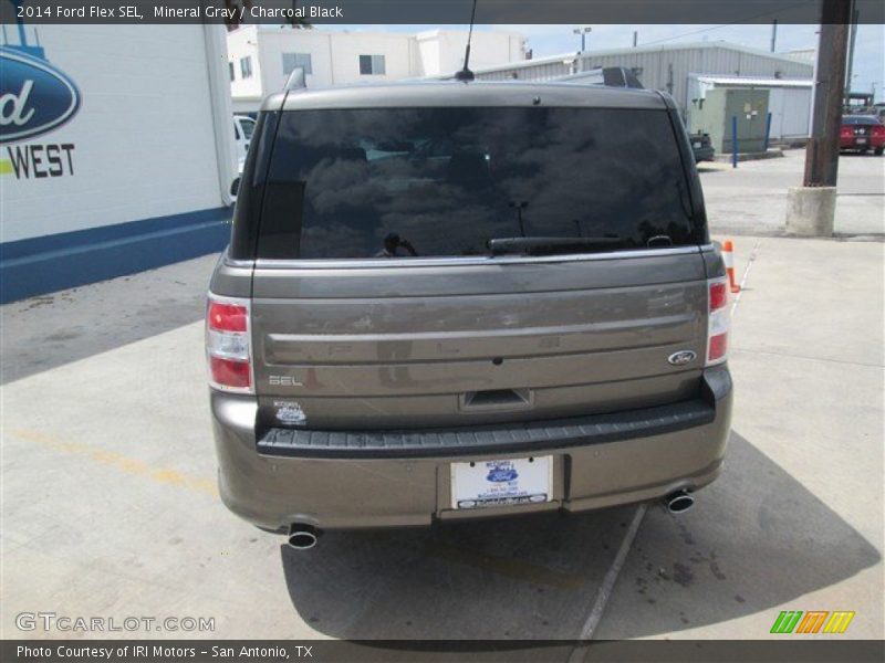 Mineral Gray / Charcoal Black 2014 Ford Flex SEL