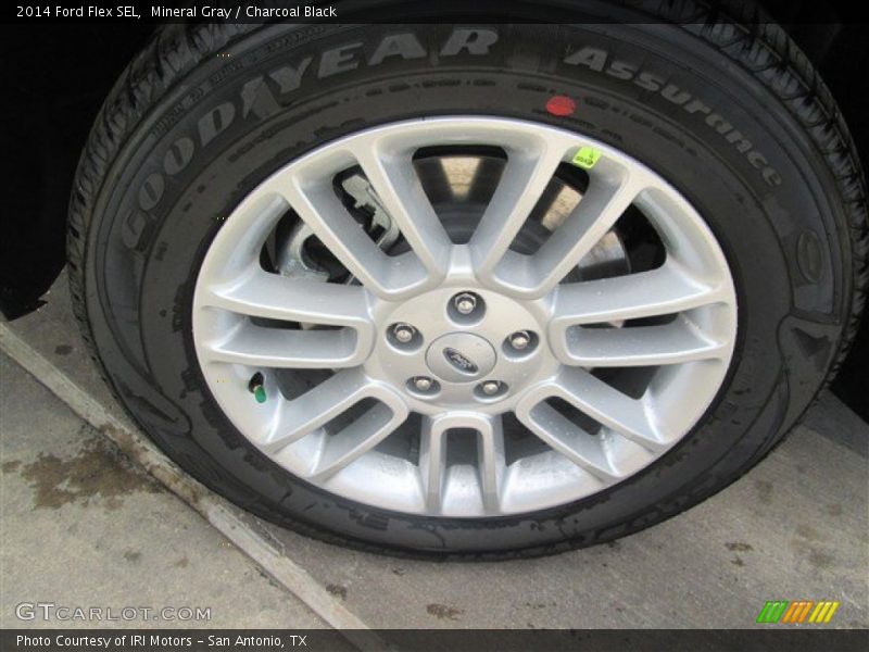 Mineral Gray / Charcoal Black 2014 Ford Flex SEL