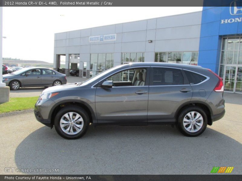Polished Metal Metallic / Gray 2012 Honda CR-V EX-L 4WD