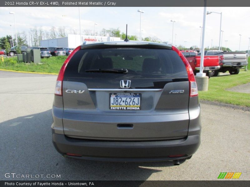 Polished Metal Metallic / Gray 2012 Honda CR-V EX-L 4WD