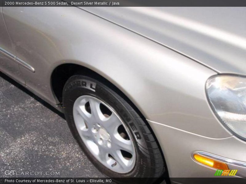 Desert Silver Metallic / Java 2000 Mercedes-Benz S 500 Sedan