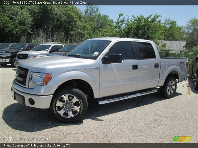 Ingot Silver / Steel Grey 2014 Ford F150 STX SuperCrew