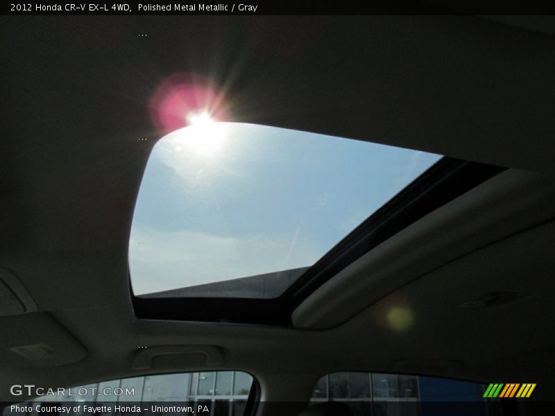 Polished Metal Metallic / Gray 2012 Honda CR-V EX-L 4WD