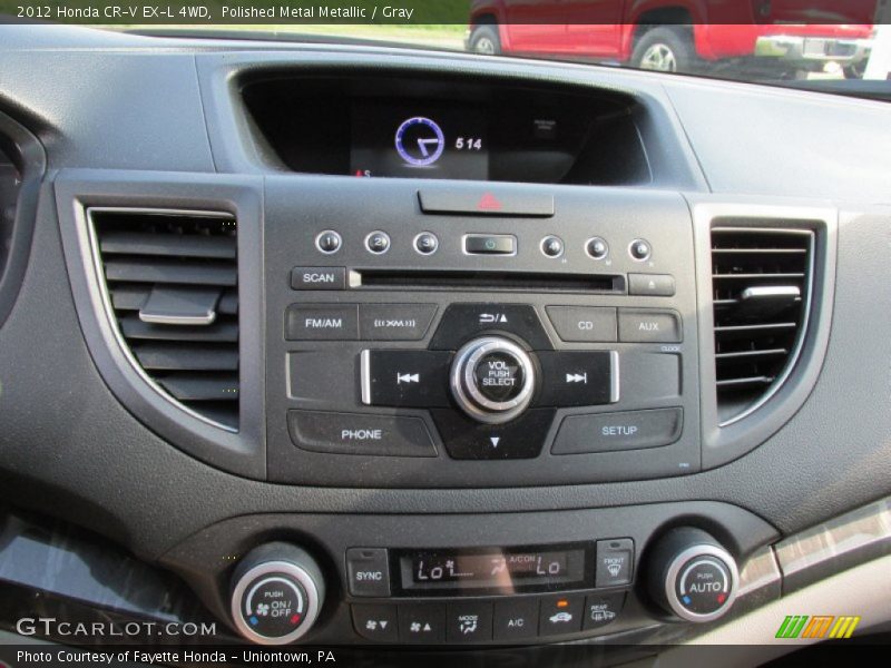 Polished Metal Metallic / Gray 2012 Honda CR-V EX-L 4WD