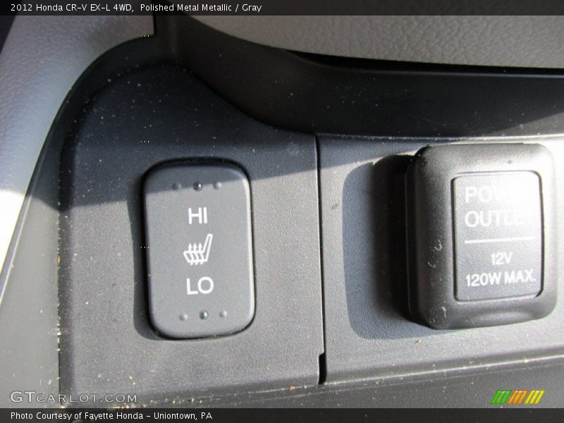 Polished Metal Metallic / Gray 2012 Honda CR-V EX-L 4WD