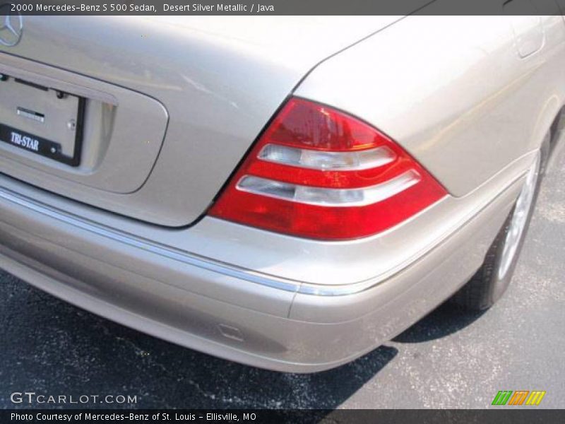 Desert Silver Metallic / Java 2000 Mercedes-Benz S 500 Sedan