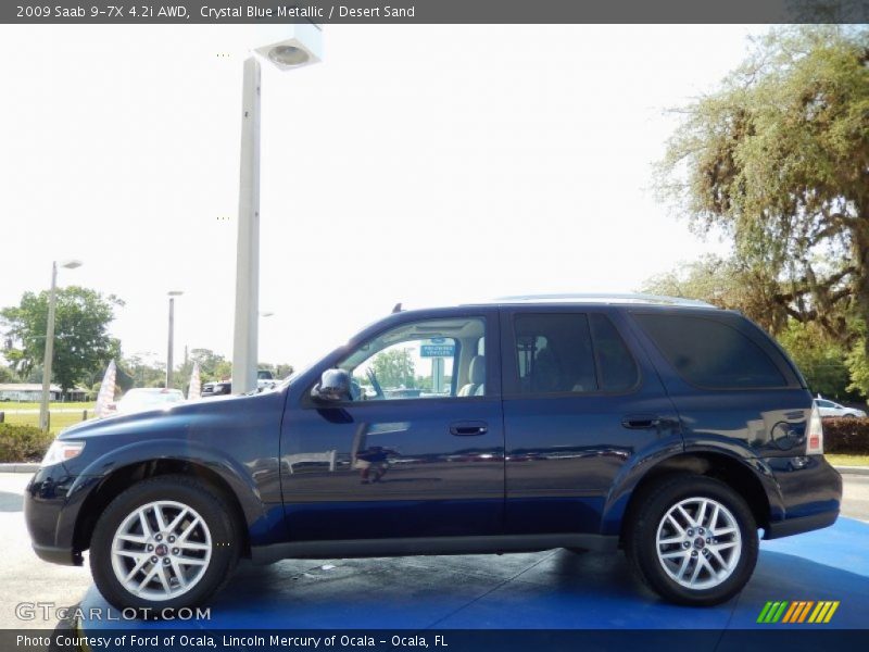 Crystal Blue Metallic / Desert Sand 2009 Saab 9-7X 4.2i AWD