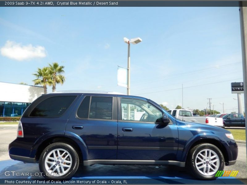 Crystal Blue Metallic / Desert Sand 2009 Saab 9-7X 4.2i AWD