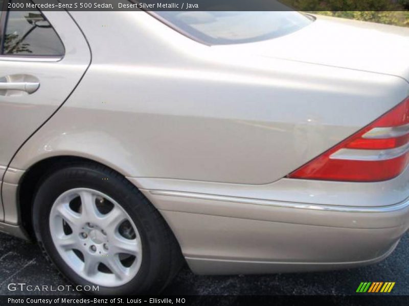 Desert Silver Metallic / Java 2000 Mercedes-Benz S 500 Sedan