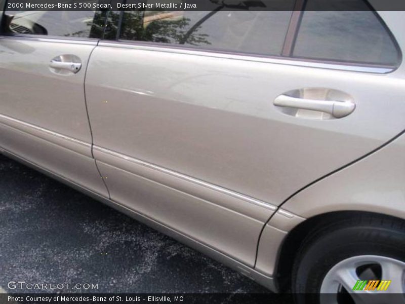 Desert Silver Metallic / Java 2000 Mercedes-Benz S 500 Sedan