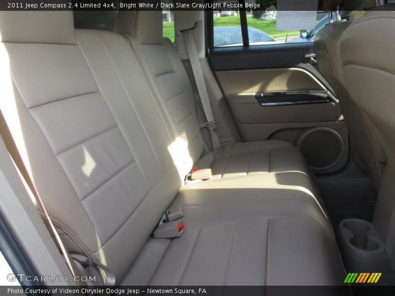Bright White / Dark Slate Gray/Light Pebble Beige 2011 Jeep Compass 2.4 Limited 4x4