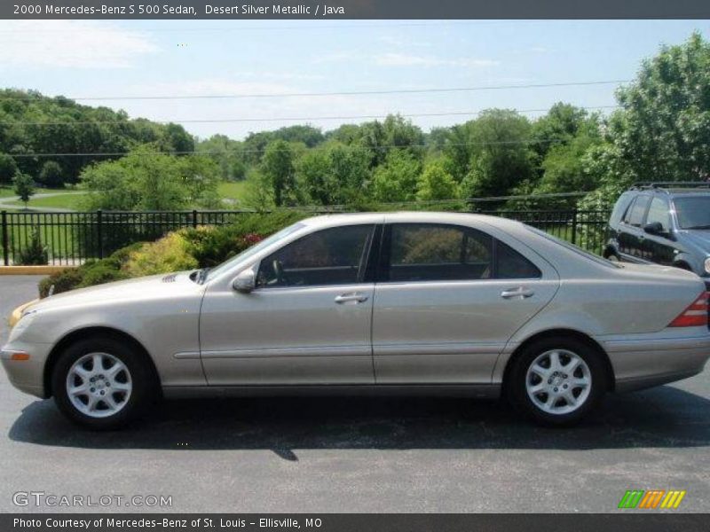 Desert Silver Metallic / Java 2000 Mercedes-Benz S 500 Sedan