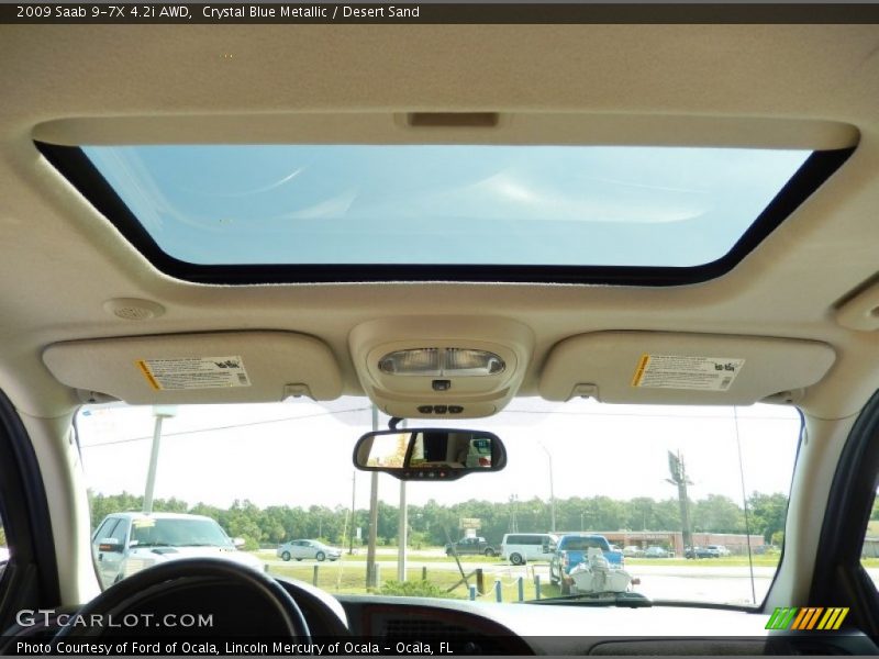 Crystal Blue Metallic / Desert Sand 2009 Saab 9-7X 4.2i AWD