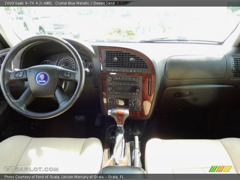 Crystal Blue Metallic / Desert Sand 2009 Saab 9-7X 4.2i AWD