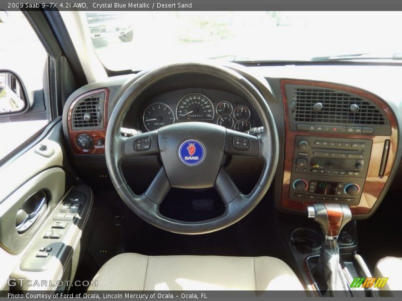 Crystal Blue Metallic / Desert Sand 2009 Saab 9-7X 4.2i AWD