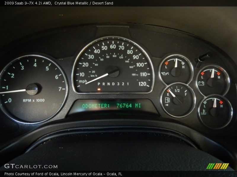 Crystal Blue Metallic / Desert Sand 2009 Saab 9-7X 4.2i AWD