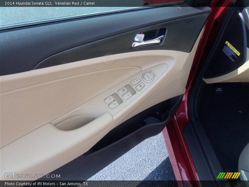 Venetian Red / Camel 2014 Hyundai Sonata GLS