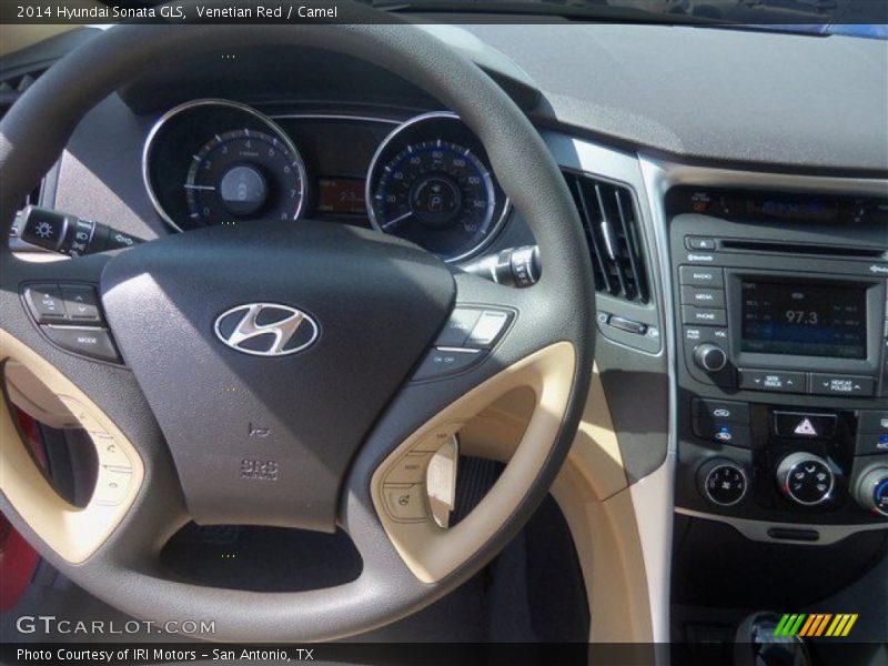 Venetian Red / Camel 2014 Hyundai Sonata GLS