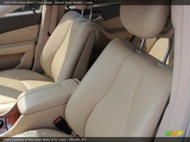 Desert Silver Metallic / Java 2000 Mercedes-Benz S 500 Sedan