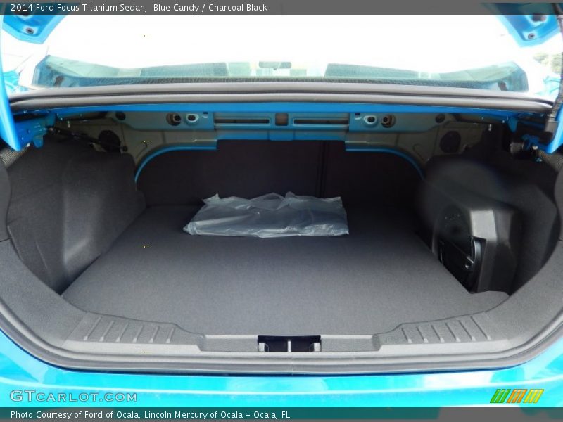 Blue Candy / Charcoal Black 2014 Ford Focus Titanium Sedan