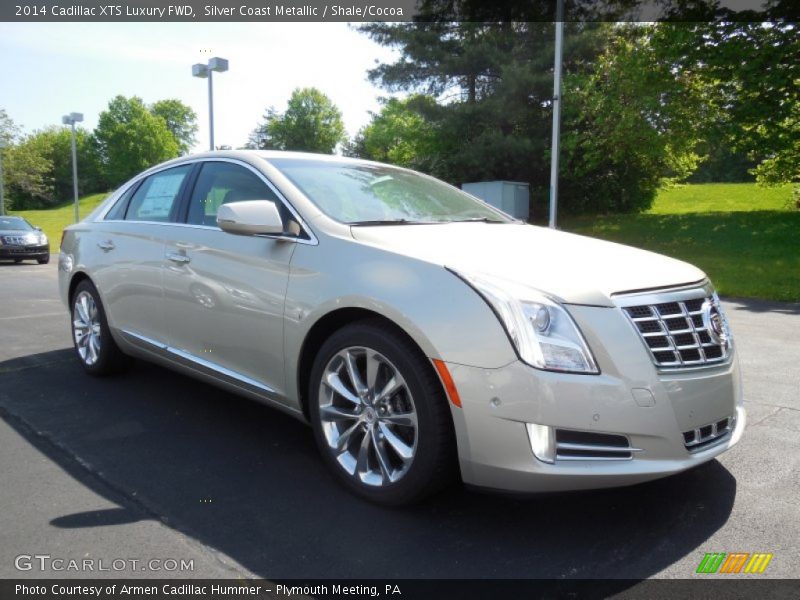 Silver Coast Metallic / Shale/Cocoa 2014 Cadillac XTS Luxury FWD