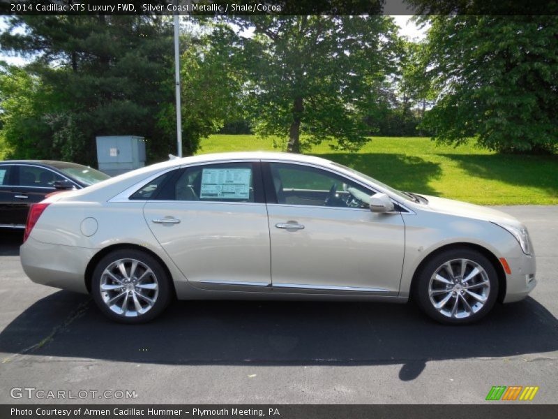 Silver Coast Metallic / Shale/Cocoa 2014 Cadillac XTS Luxury FWD