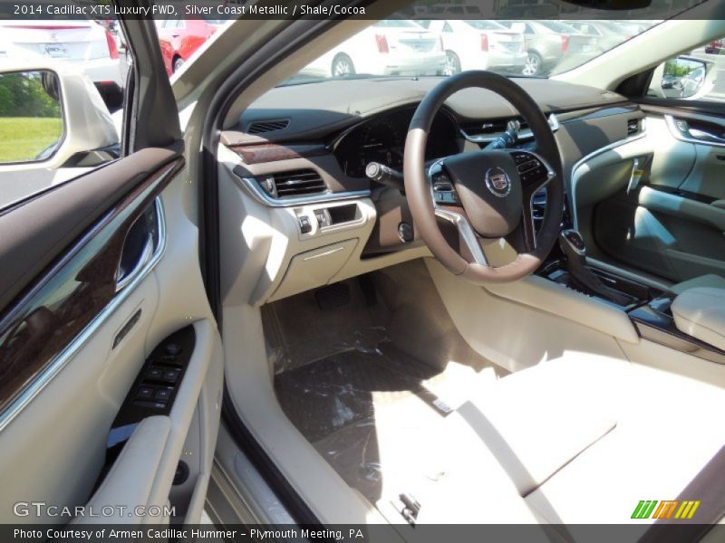 Silver Coast Metallic / Shale/Cocoa 2014 Cadillac XTS Luxury FWD