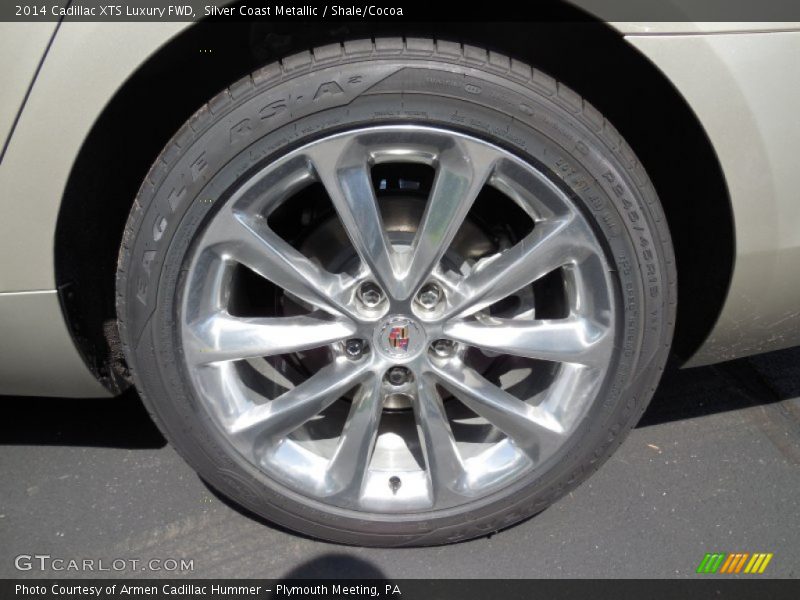 Silver Coast Metallic / Shale/Cocoa 2014 Cadillac XTS Luxury FWD
