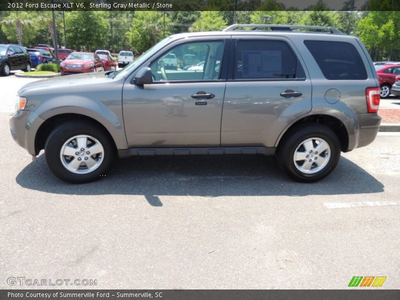 Sterling Gray Metallic / Stone 2012 Ford Escape XLT V6