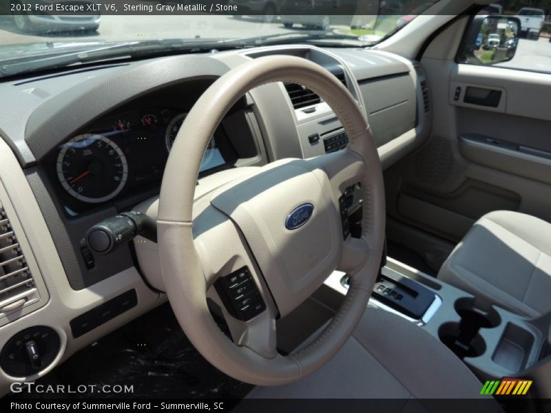 Sterling Gray Metallic / Stone 2012 Ford Escape XLT V6