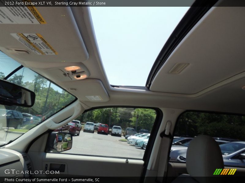 Sterling Gray Metallic / Stone 2012 Ford Escape XLT V6