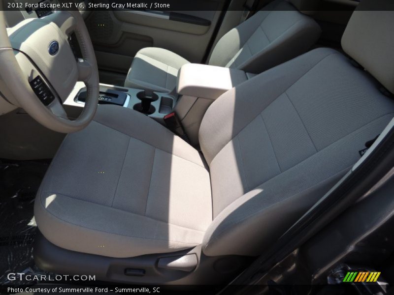 Sterling Gray Metallic / Stone 2012 Ford Escape XLT V6