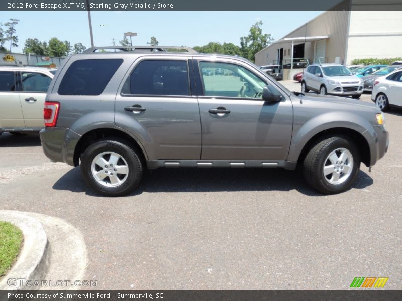 Sterling Gray Metallic / Stone 2012 Ford Escape XLT V6