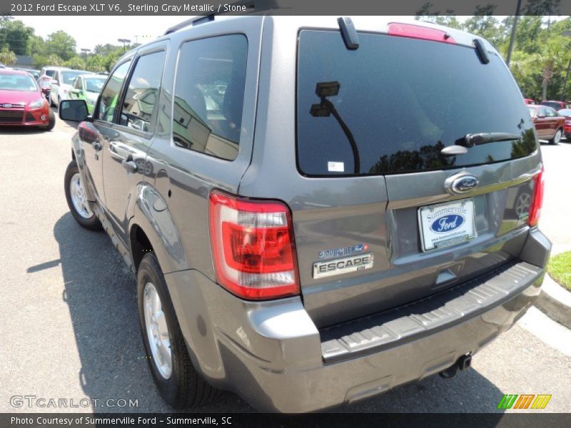 Sterling Gray Metallic / Stone 2012 Ford Escape XLT V6