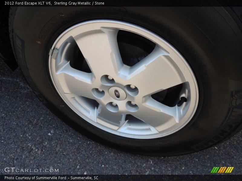 Sterling Gray Metallic / Stone 2012 Ford Escape XLT V6