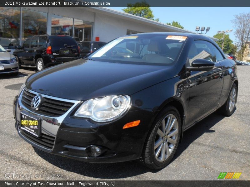 Black Uni / Cornsilk Beige 2011 Volkswagen Eos Komfort