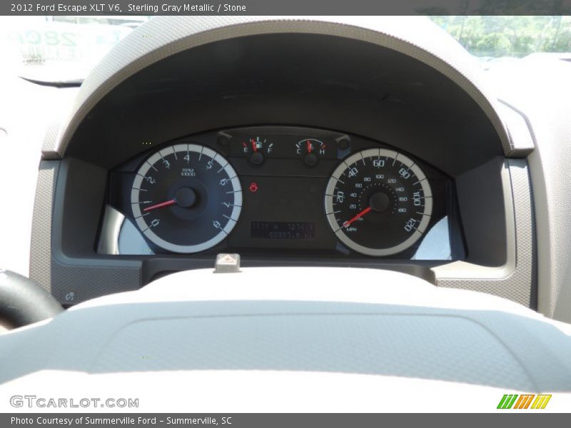 Sterling Gray Metallic / Stone 2012 Ford Escape XLT V6