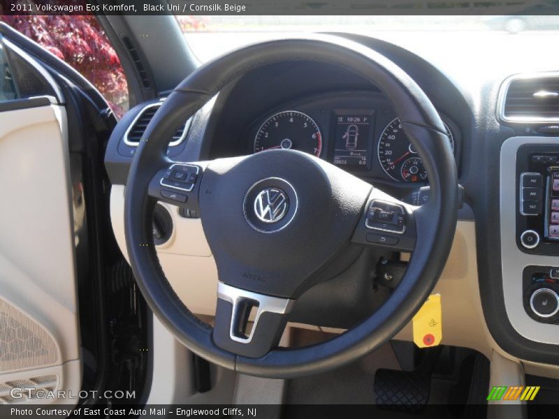 Black Uni / Cornsilk Beige 2011 Volkswagen Eos Komfort