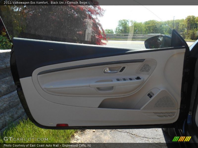 Black Uni / Cornsilk Beige 2011 Volkswagen Eos Komfort