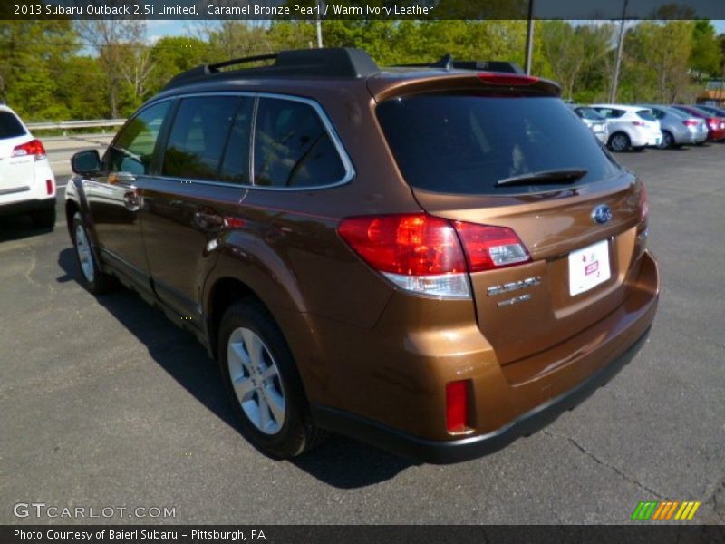 Caramel Bronze Pearl / Warm Ivory Leather 2013 Subaru Outback 2.5i Limited