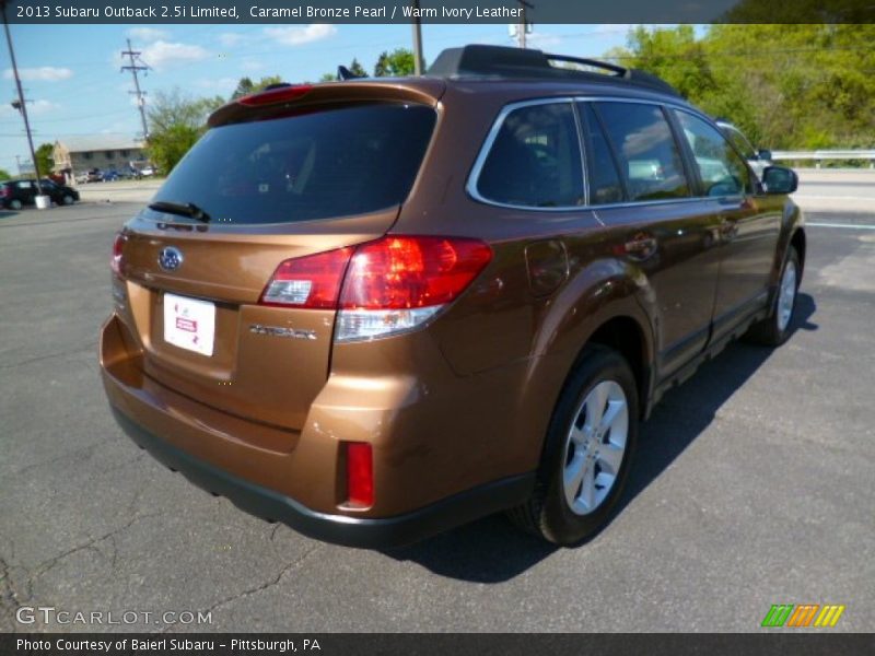 Caramel Bronze Pearl / Warm Ivory Leather 2013 Subaru Outback 2.5i Limited