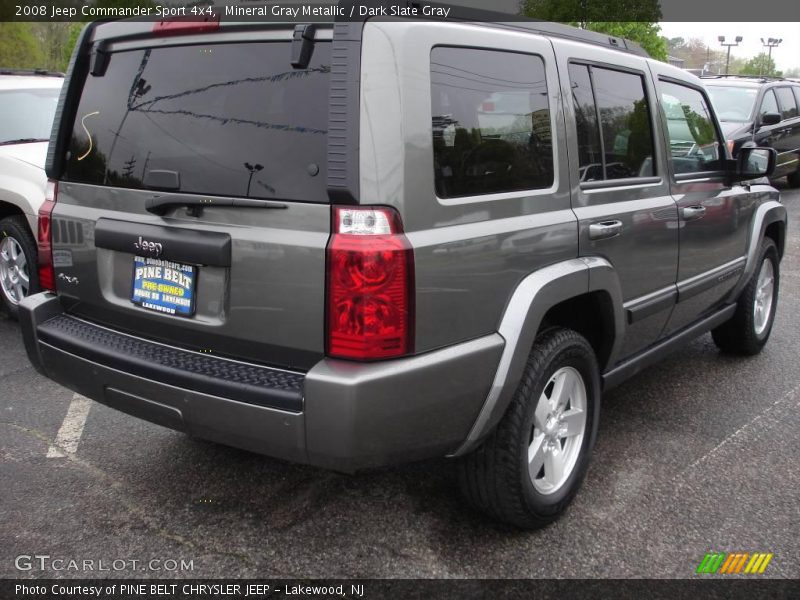 Mineral Gray Metallic / Dark Slate Gray 2008 Jeep Commander Sport 4x4