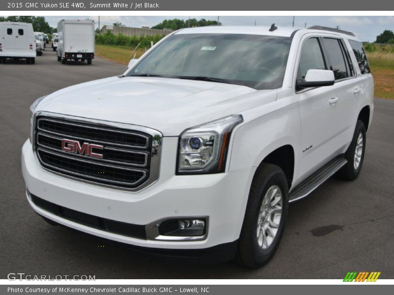 Summit White / Jet Black 2015 GMC Yukon SLE 4WD