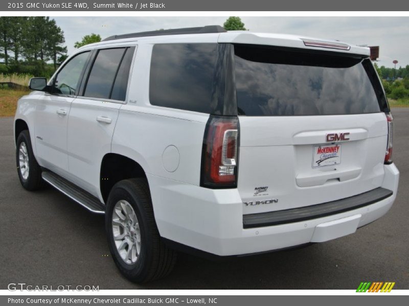 Summit White / Jet Black 2015 GMC Yukon SLE 4WD