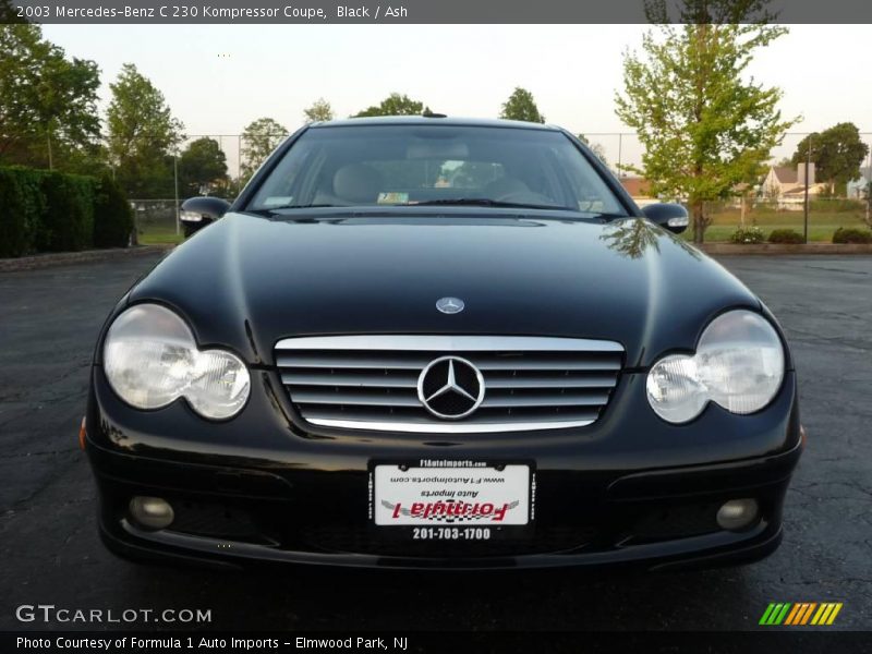 Black / Ash 2003 Mercedes-Benz C 230 Kompressor Coupe